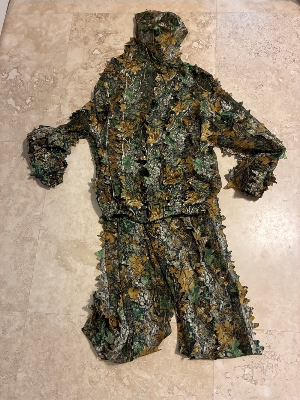 MOPHOTO Ghillie Suit 3D Leafy Camo Hunting Suits